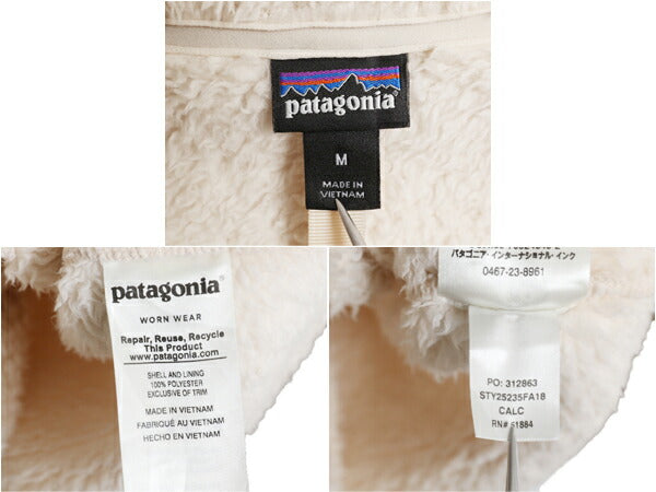 US企画 パタゴニア ロスガトス ハーフジップ レディース M / 18年製 Patagonia アウトドア フリース ジャケット プルオーバー ボア パイル