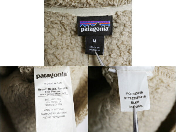 US企画 パタゴニア ロスガトス ハーフジップ レディース M 18年製 Patagonia アウトドア フリース ジャケット プルオーバー ボア パイル