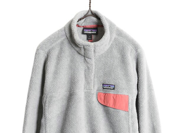 パタゴニア リツール スナップT プルオーバー ジャケット レディース L / 古着 19年製 Patagonia フリース アウトドア ブルゾン ハイネック