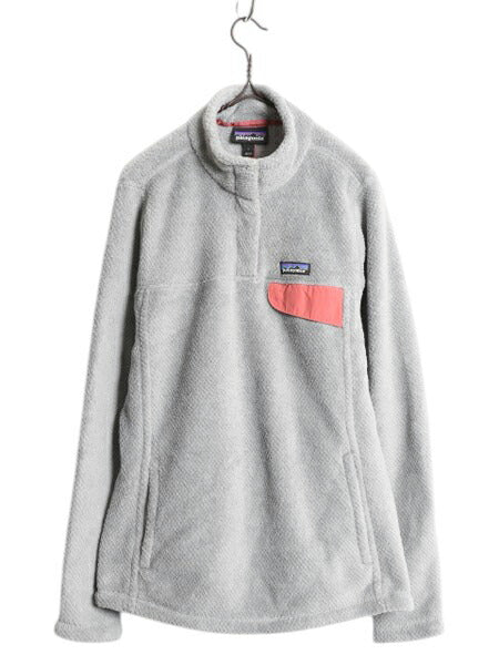 パタゴニア リツール スナップT プルオーバー ジャケット レディース L / 古着 19年製 Patagonia フリース アウトドア ブルゾン ハイネック