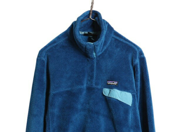 パタゴニア リツール スナップT プルオーバー ジャケット レディース L / 古着 16年製 Patagonia フリース アウトドア ブルゾン ハイネック