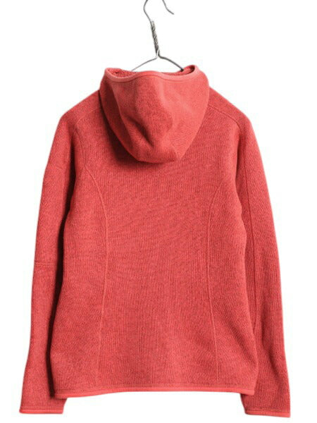 パタゴニア ベターセーター フーディ レディース S / 11年製 Patagonia フリース  パーカー ジャケット フルジップ ブルゾン ハイネック 赤