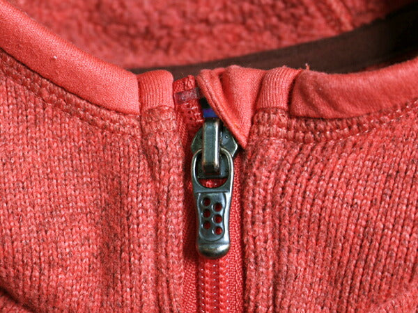 パタゴニア ベターセーター フーディ レディース S / 11年製 Patagonia フリース  パーカー ジャケット フルジップ ブルゾン ハイネック 赤