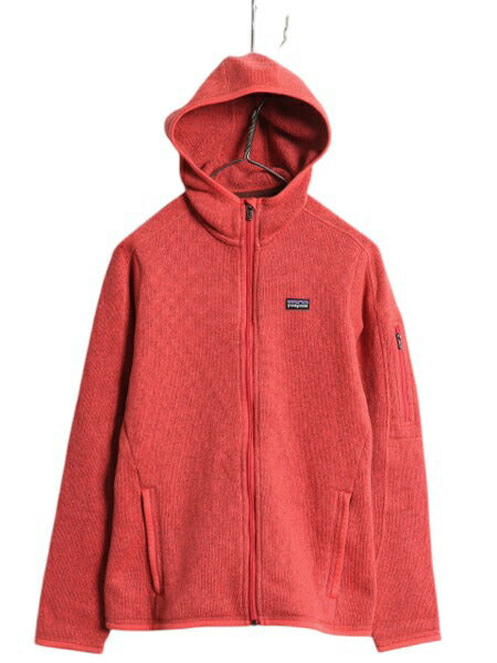 パタゴニア ベターセーター フーディ レディース S / 11年製 Patagonia フリース  パーカー ジャケット フルジップ ブルゾン ハイネック 赤