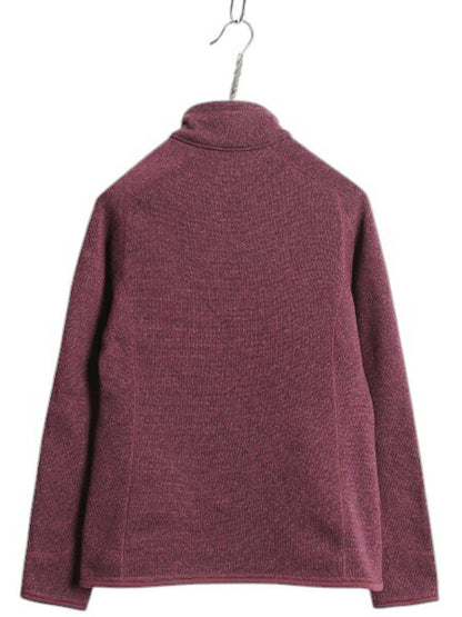 パタゴニア ベターセーター ジャケット レディース S / 18年製 Patagonia フリース セーター ブルゾン フルジップ アウトドア バーガンディ