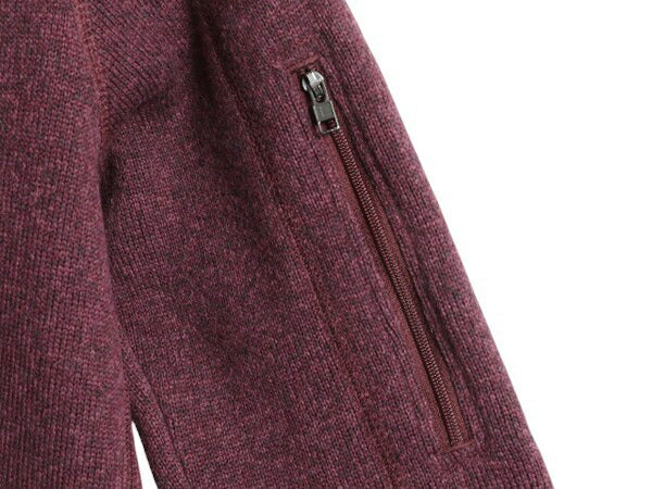 パタゴニア ベターセーター ジャケット レディース S / 18年製 Patagonia フリース セーター ブルゾン フルジップ アウトドア バーガンディ