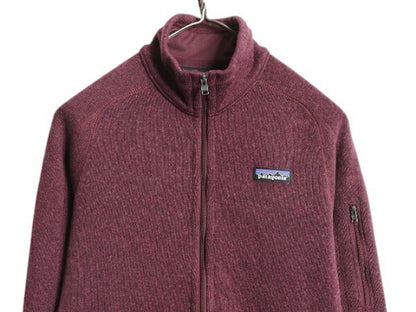 パタゴニア ベターセーター ジャケット レディース S / 18年製 Patagonia フリース セーター ブルゾン フルジップ アウトドア バーガンディ