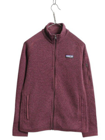 パタゴニア ベターセーター ジャケット レディース S / 18年製 Patagonia フリース セーター ブルゾン フルジップ アウトドア バーガンディ