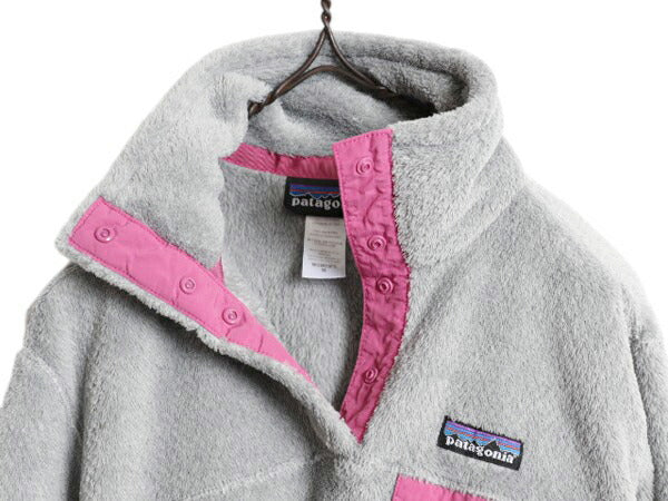 パタゴニア リツール スナップT プルオーバー ジャケット レディース M / 古着 12年製 Patagonia フリース アウトドア ブルゾン ハイネック