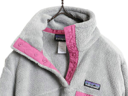 パタゴニア リツール スナップT プルオーバー ジャケット レディース M / 古着 12年製 Patagonia フリース アウトドア ブルゾン ハイネック