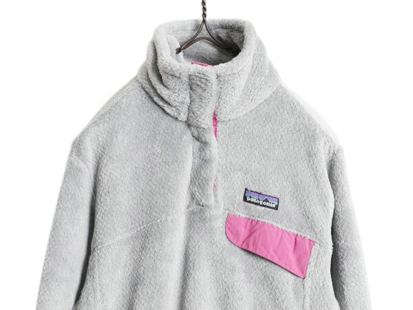 パタゴニア リツール スナップT プルオーバー ジャケット レディース M / 古着 12年製 Patagonia フリース アウトドア ブルゾン ハイネック