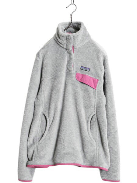 パタゴニア リツール スナップT プルオーバー ジャケット レディース M / 古着 12年製 Patagonia フリース アウトドア ブルゾン ハイネック