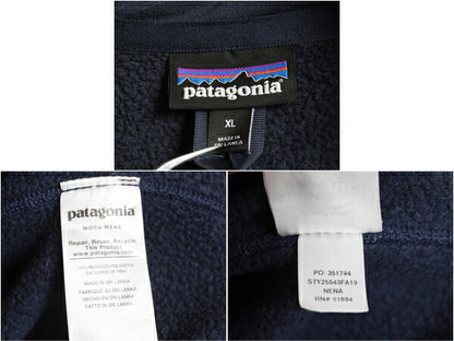 パタゴニア ベターセーター ジャケット レディース XL 古着 19年製 Patagonia フリース セーター ブルゾン フルジップ アウトドア ネイビー