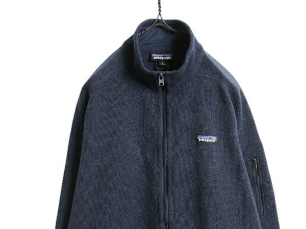 パタゴニア ベターセーター ジャケット レディース XL 古着 19年製 Patagonia フリース セーター ブルゾン フルジップ アウトドア ネイビー