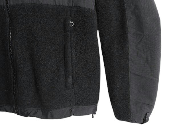 ノースフェイス フード付き デナリ ジャケット レディース S / The North Face DENALI フリース ナイロン パーカー フルジップ ブルゾン 黒