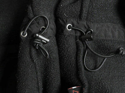 ノースフェイス フード付き デナリ ジャケット レディース L / The North Face DENALI フリース ナイロン パーカー フルジップ ブルゾン 黒