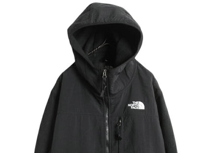 ノースフェイス フード付き デナリ ジャケット レディース L / The North Face DENALI フリース ナイロン パーカー フルジップ ブルゾン 黒