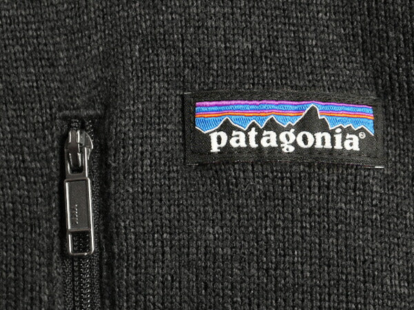 パタゴニア ベターセーター ジャケット メンズ L 古着 17年製 Patagonia フリース セーター フルジップ ブルゾン ハイネック アウトドア 黒