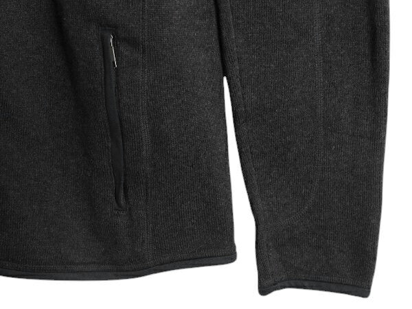 パタゴニア ベターセーター ジャケット メンズ L 古着 17年製 Patagonia フリース セーター フルジップ ブルゾン ハイネック アウトドア 黒