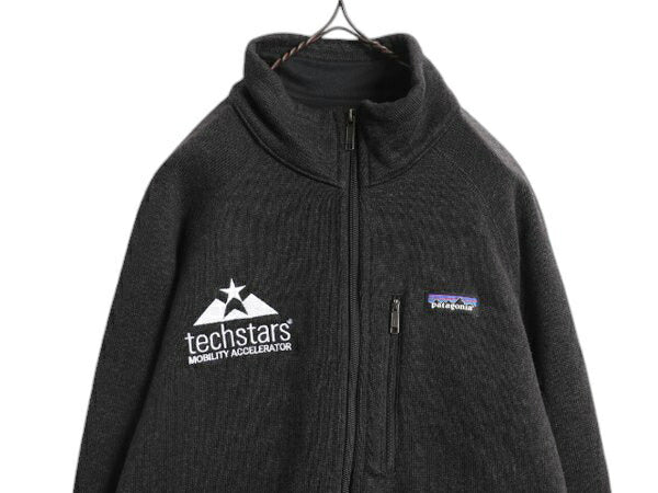 パタゴニア ベターセーター ジャケット メンズ L 古着 17年製 Patagonia フリース セーター フルジップ ブルゾン ハイネック アウトドア 黒