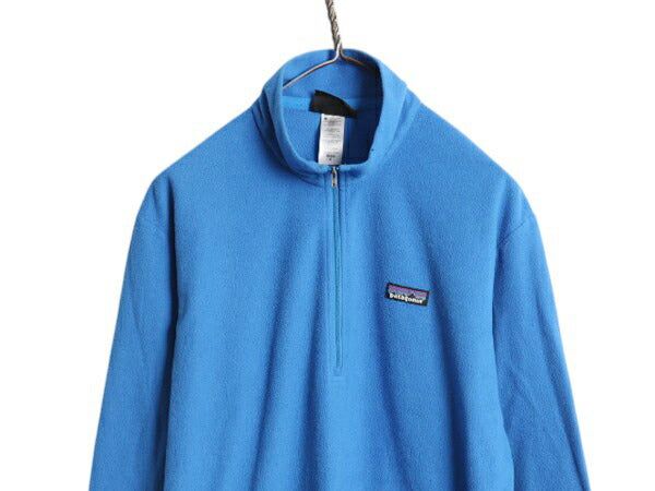 パタゴニア シンチラ マイクロD ハーフジップ フリース プルオーバー メンズ M / 11年製 Patagonia ロンT 長袖 Tシャツ ハイネック 薄手 青