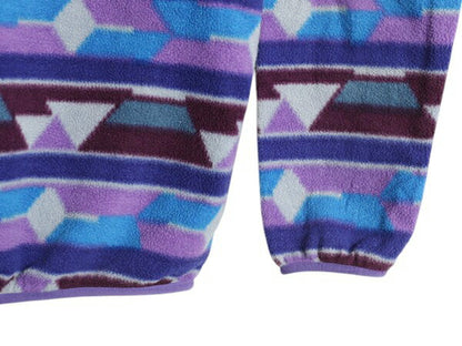 パタゴニア ネイティブ 総柄 ライトウェイト シンチラ スナップT レディース S / 古着 14年製 PATAGONIA フリース プルオーバー ジャケット