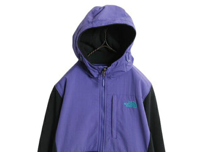 ノースフェイス フード付き デナリ ジャケット レディース M 古着 The North Face DENALI フリース ナイロン パーカー フルジップ ブルゾン