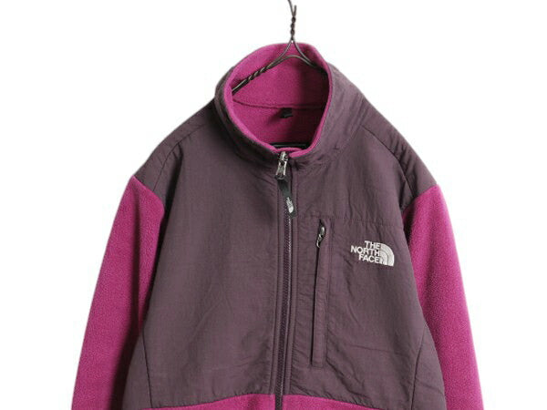 ノースフェイス デナリ ジャケット レディース M 古着 The North Face DENALI フリース ナイロン フルジップ ブルゾン アウトドア ツートン