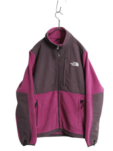 ノースフェイス デナリ ジャケット レディース M 古着 The North Face DENALI フリース ナイロン フルジップ ブルゾン アウトドア ツートン