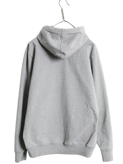 パタゴニア プリント スウェット フード パーカー メンズ M / 19年製 Patagonia トレーナー プルオーバー ストレッチ アウトドア 裏起毛 灰