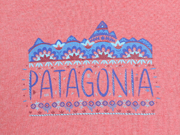 パタゴニア プリント ライトウェイト スウェット フード パーカー レディース M / 17年製 Patagonia プルオーバー トレーナー 薄手 ピンク