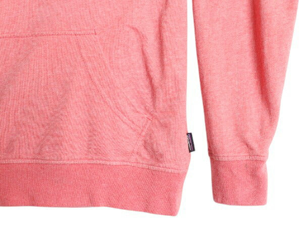 パタゴニア プリント ライトウェイト スウェット フード パーカー レディース M / 17年製 Patagonia プルオーバー トレーナー 薄手 ピンク