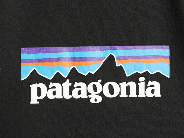 パタゴニア プリント スウェット フード パーカー メンズ M / 18年製 Patagonia トレーナー プルオーバー ストレッチ アウトドア 裏起毛 黒