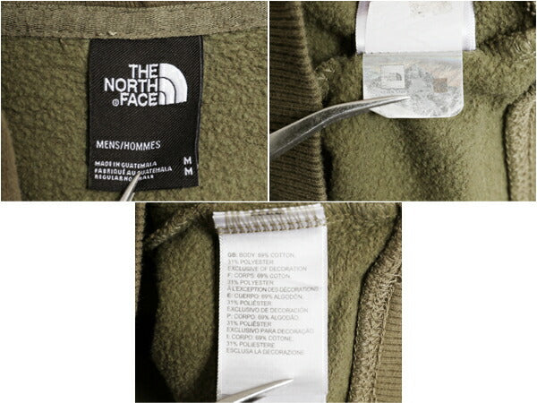 US企画 ノースフェイス 両面 プリント スウェット フード パーカー メンズ M / The North Face プルオーバー トレーナー アウトドア 裏起毛