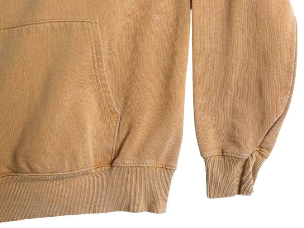 ノースフェイス プリント スウェット フード パーカー メンズ L The North Face 裏起毛 プルオーバー トレーナー スエット ライト ブラウン