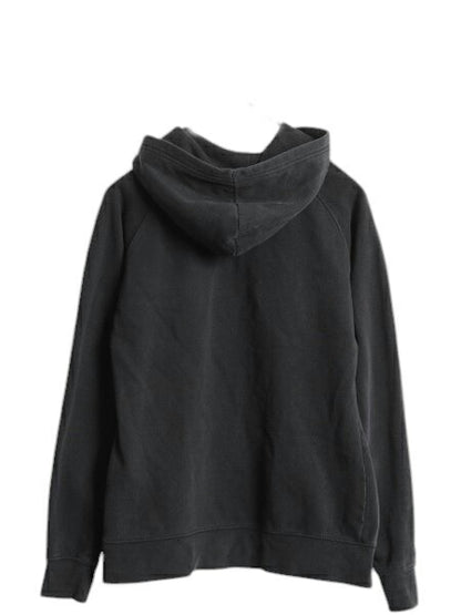 ノースフェイス プリント スウェット フード パーカー レディース S The North Face アウトドア プルオーバー トレーナー 裏起毛 ブラック