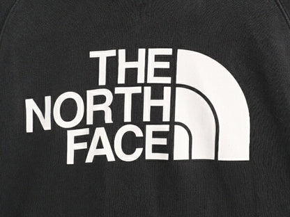 ノースフェイス プリント スウェット フード パーカー レディース S The North Face アウトドア プルオーバー トレーナー 裏起毛 ブラック