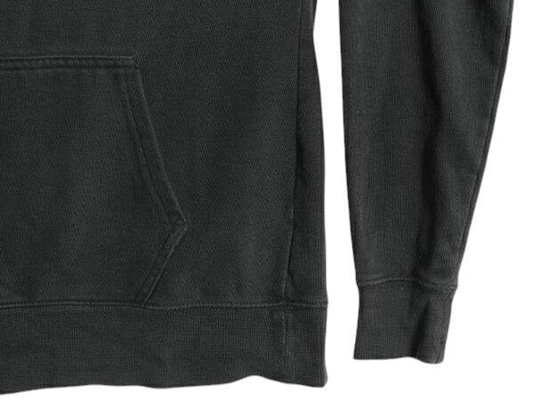 ノースフェイス プリント スウェット フード パーカー レディース S The North Face アウトドア プルオーバー トレーナー 裏起毛 ブラック