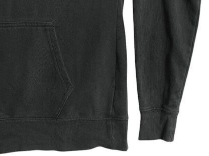 ノースフェイス プリント スウェット フード パーカー レディース S The North Face アウトドア プルオーバー トレーナー 裏起毛 ブラック