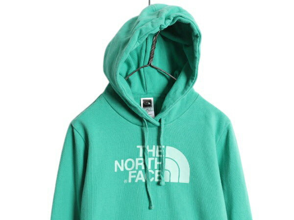 US企画 ノースフェイス プリント スウェット フード パーカー レディース М / The North Face プルオーバー 裏起毛 トレーナー スエット