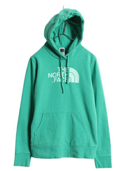 US企画 ノースフェイス プリント スウェット フード パーカー レディース М / The North Face プルオーバー 裏起毛 トレーナー スエット
