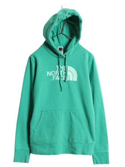 US企画 ノースフェイス プリント スウェット フード パーカー レディース М / The North Face プルオーバー 裏起毛 トレーナー スエット