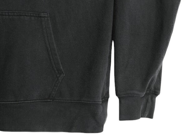 ノースフェイス プリント スウェット フード パーカー レディース XL The North Face アウトドア プルオーバー トレーナー 裏起毛 ブラック