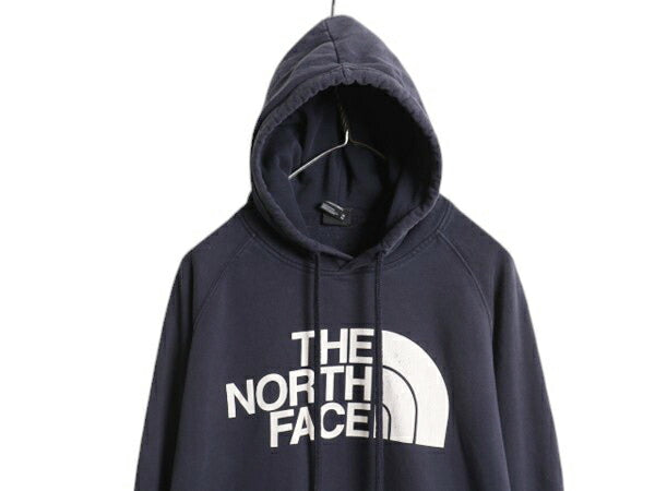 US企画 ノースフェイス プリント スウェット フード パーカー レディース XL / The North Face アウトドア プルオーバー トレーナー 裏起毛