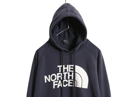 US企画 ノースフェイス プリント スウェット フード パーカー レディース XL / The North Face アウトドア プルオーバー トレーナー 裏起毛