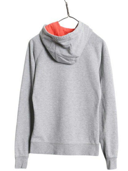 ノースフェイス プリント スウェット フード パーカー レディース S The North Face プルオーバー トレーナー 裏起毛 アウトドア ツートン