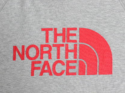 ノースフェイス プリント スウェット フード パーカー レディース S The North Face プルオーバー トレーナー 裏起毛 アウトドア ツートン