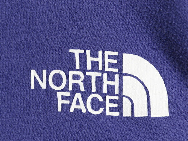 ノースフェイス 両面 プリント スウェット フード パーカー メンズ М / The North Face アウトドア トレーナー プルオーバー 薄手 青 紫