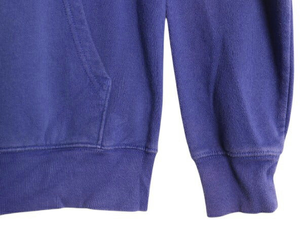 ノースフェイス 両面 プリント スウェット フード パーカー メンズ М / The North Face アウトドア トレーナー プルオーバー 薄手 青 紫