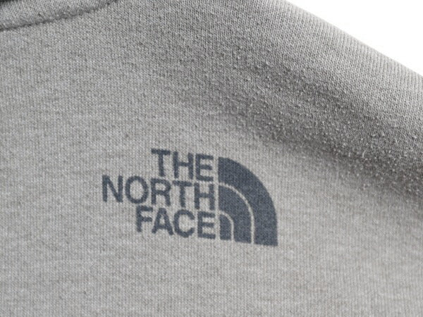 ノースフェイス ベア イラスト プリント スウェット フード パーカー メンズ L / 古着 The North Face プルオーバー 裏起毛 アウトドア 灰